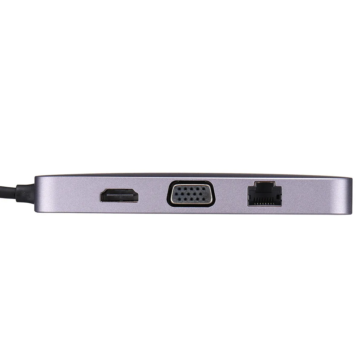 10 in 1 USB C HUB Type C Adapter to 4K-HDMI RJ45 VGA 1080P SD/TF Card USB 3.0 Docking Station for PC Laptop Moblie Phone Macbook