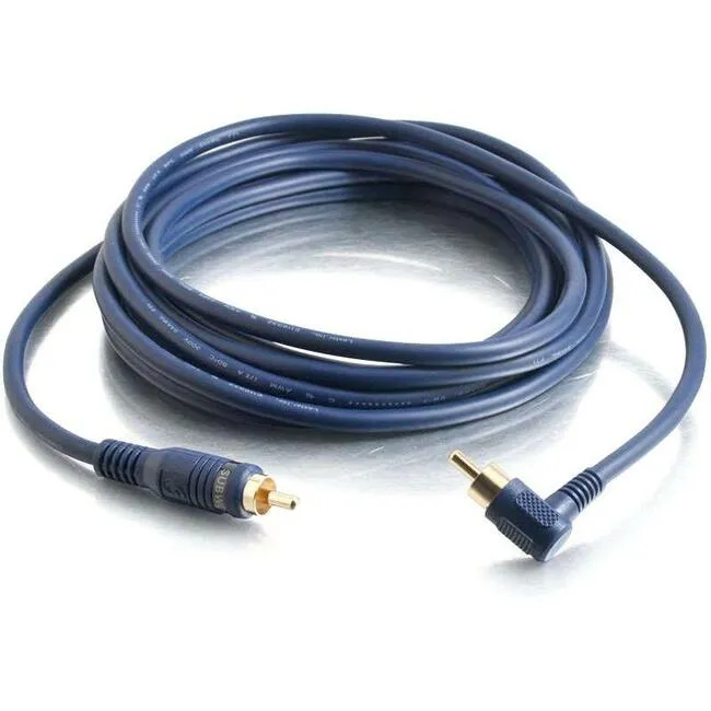 12Ft Velocity Right Angled Subwoofer Cable