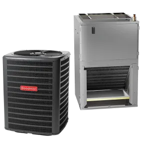 1.5 Ton 14.5 SEER2 R32 Goodman Wall Mount Multi-Family Central Air Conditioner with 8kW Heater