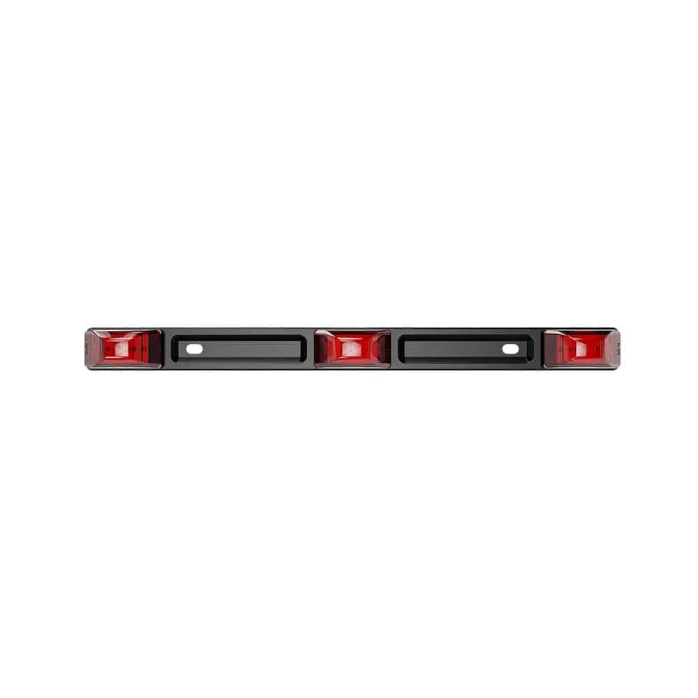 15" Red 9 LED Clearance ID Marker Light Bar