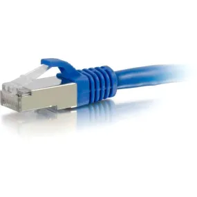 1Ft Cat6 Snagless Shielded (Stp) Ethernet Network Patch Cable - Blue