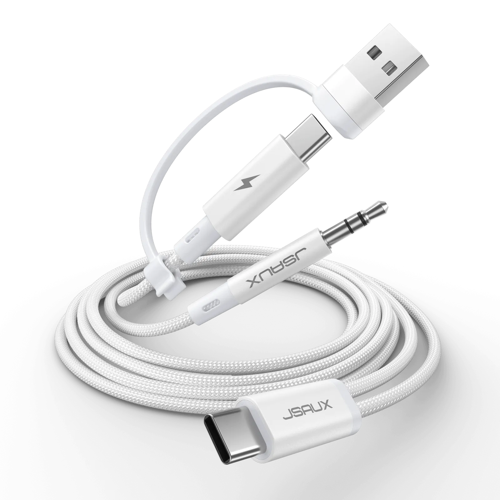 2-in-1 USB C to 3.5mm Headphone and Charger Cable