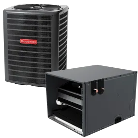 2 Ton 14.3 SEER2 R-32 Goodman Multi-family Air Conditioner   Horizontal Coil 26"  Width 21" Height Upflow/Downflow Installation