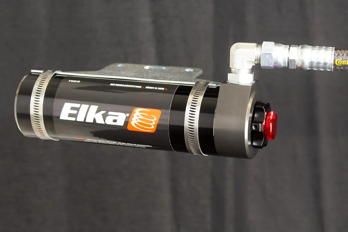 2015-2019 Ford F-150 4x4 Elka 2.5 DC Reservoir Front Shocks - Stock Geometry