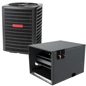 2.5 Ton 14.3 SEER2 R-32 Goodman Multi-family Air Conditioner   Horizontal Coil 30"  Width 21" Height Upflow/Downflow Installation