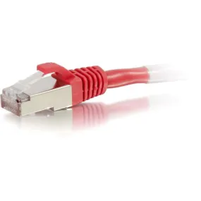 30Ft Cat6 Snagless Shielded (Stp) Network Patch Cable - Red