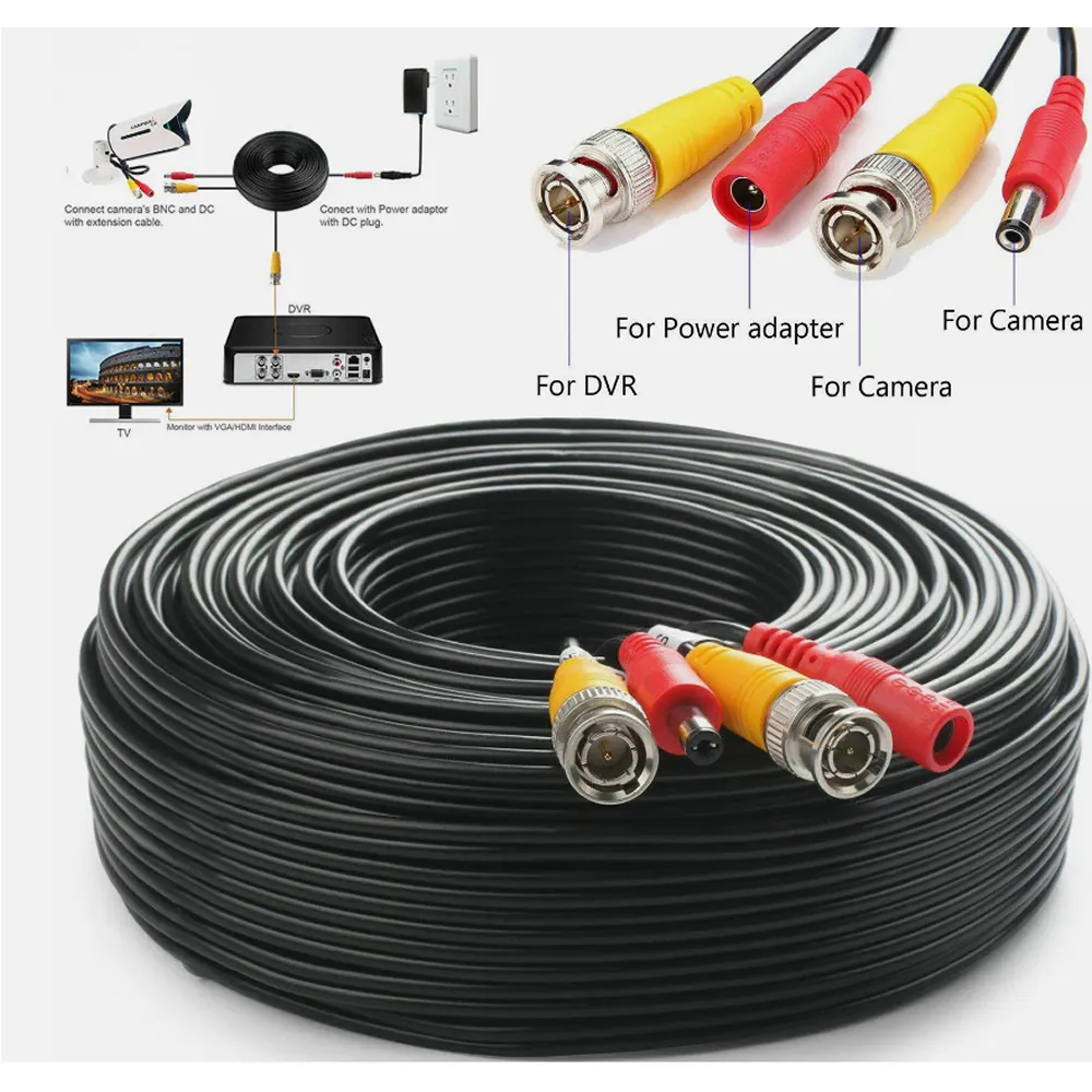 30M Data Transmission Security Camera Power Cable M24-11-3