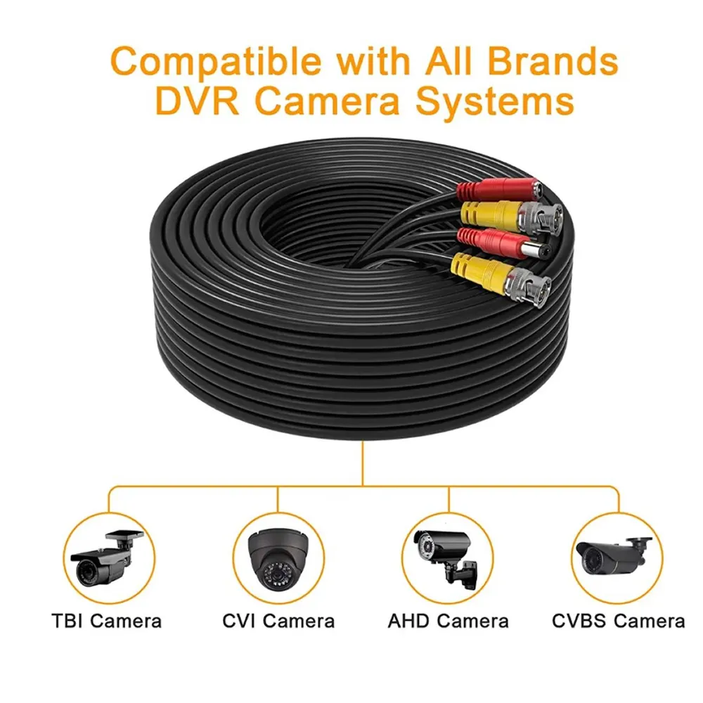 30M Data Transmission Security Camera Power Cable M24-11-3