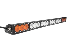 32.5" Amber/White Dual Function LED Bar BY CALI RAISED LED