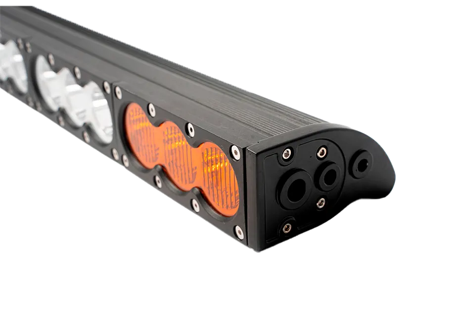 32.5" Amber/White Dual Function LED Bar BY CALI RAISED LED