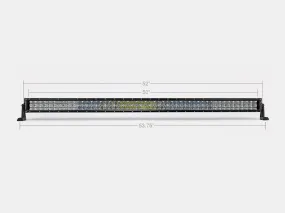 52" CURVED Dual Row 5D Optic OSRAM LED Bar