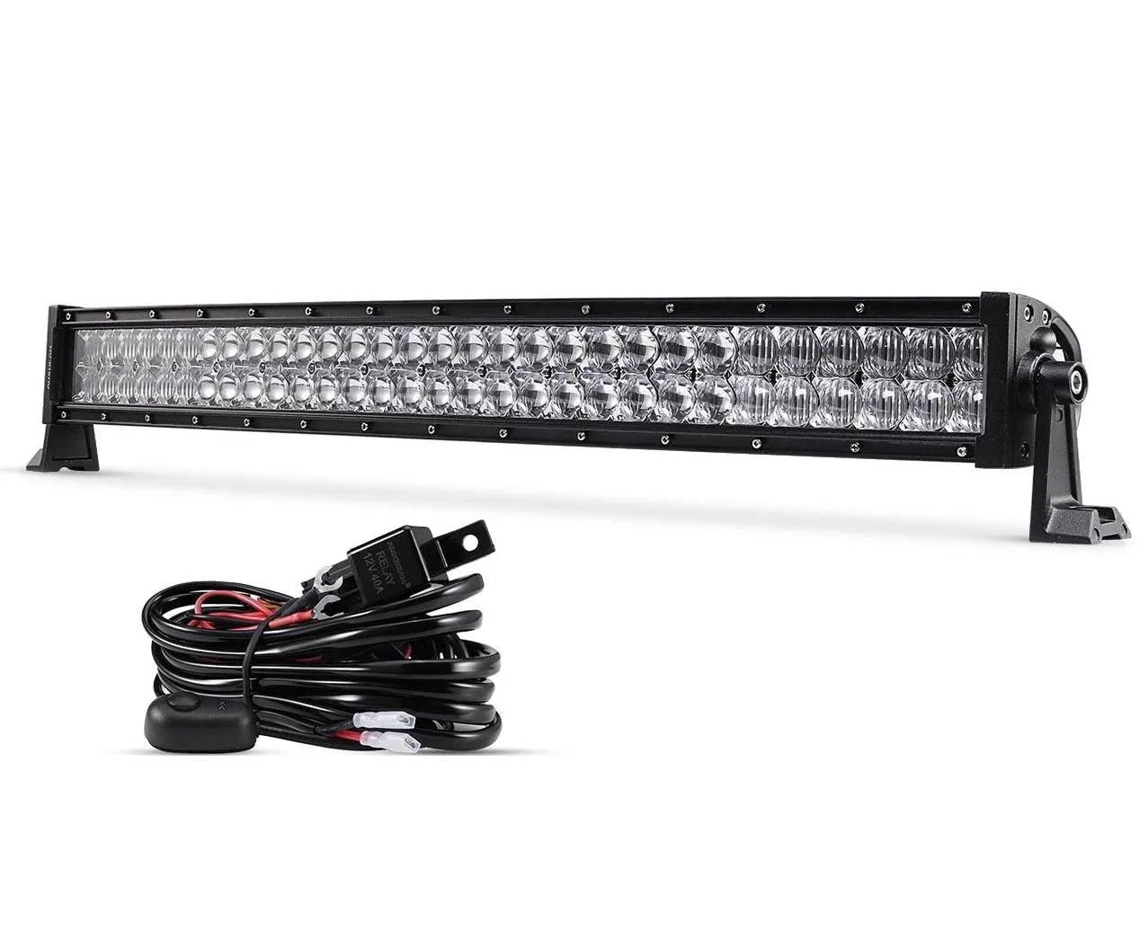5D Series 22 Inch/32 Inch/42 Inch/50 Inch/52 Inch Combo Beam Straight/Curved Double Row LED Light Bar