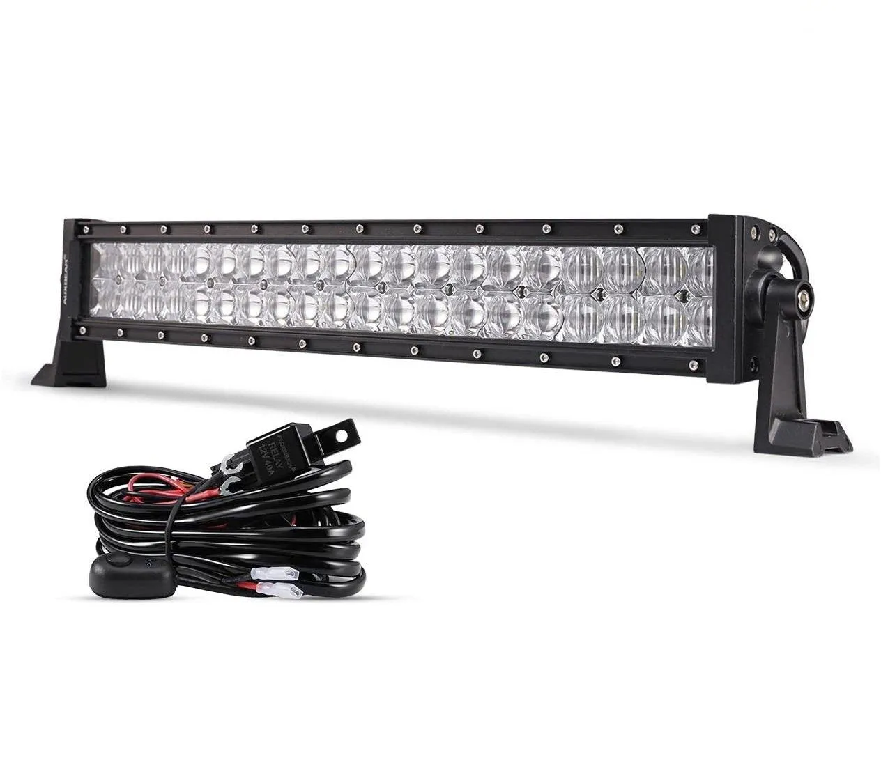 5D Series 22 Inch/32 Inch/42 Inch/50 Inch/52 Inch Combo Beam Straight/Curved Double Row LED Light Bar