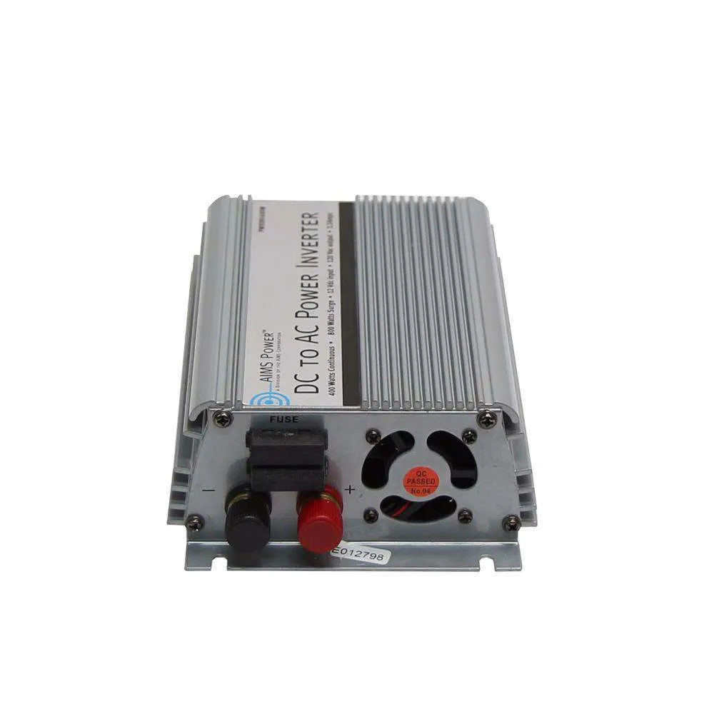 Aims Power PWRINV400W 400 Watt Power Inverter with Cables 12 Volt New