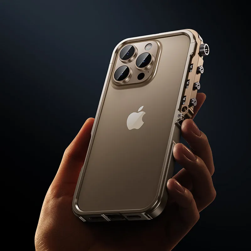 Armor King Trigger Mechanical Armor Premium Metal Bumper Case