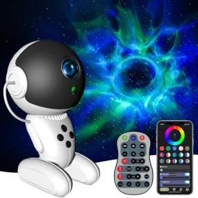 Astronaut Star Projector Night Light, Galaxy Lights for Bedroom with Timer, Smart APP- White Noise Starry Galaxy Projector for Kids Adults Star Ceiling Light Projector Room Decor Gift