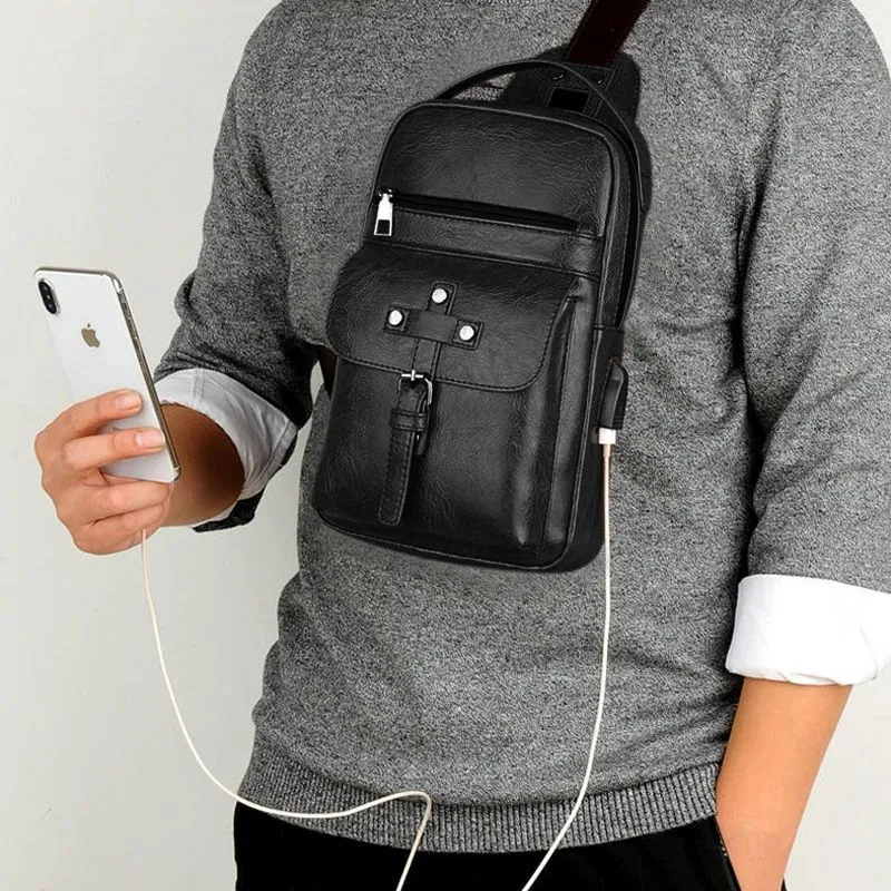 Backpack Waist Shoulder bag compatible with Ebook, Tablet and for HONOR 9X PREMIUM (2019) - Black
