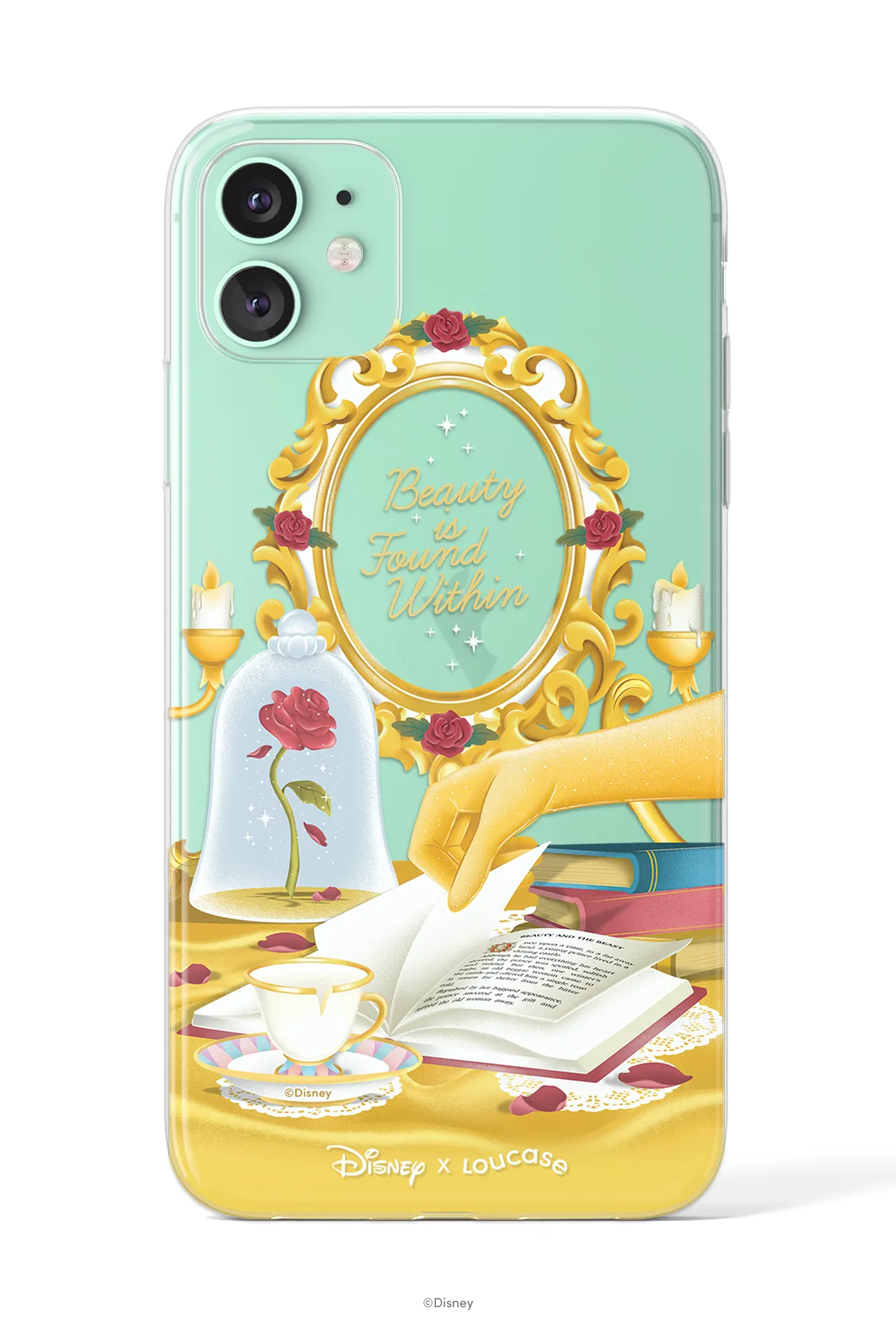 Belle's Vanity - KLEARLUX™ Disney x Loucase Beauty & The Beast Collection Phone Case | LOUCASE