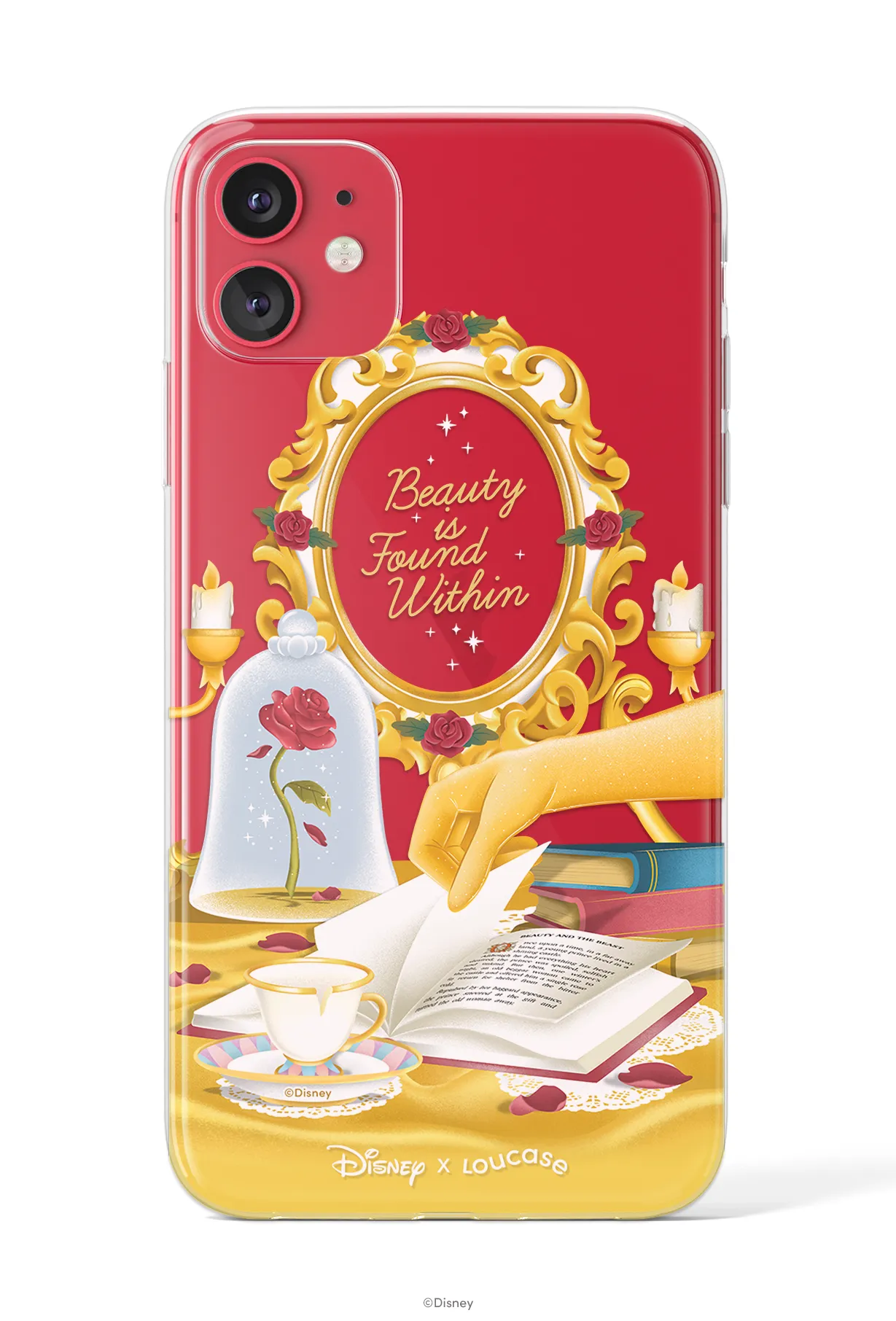 Belle's Vanity - KLEARLUX™ Disney x Loucase Beauty & The Beast Collection Phone Case | LOUCASE