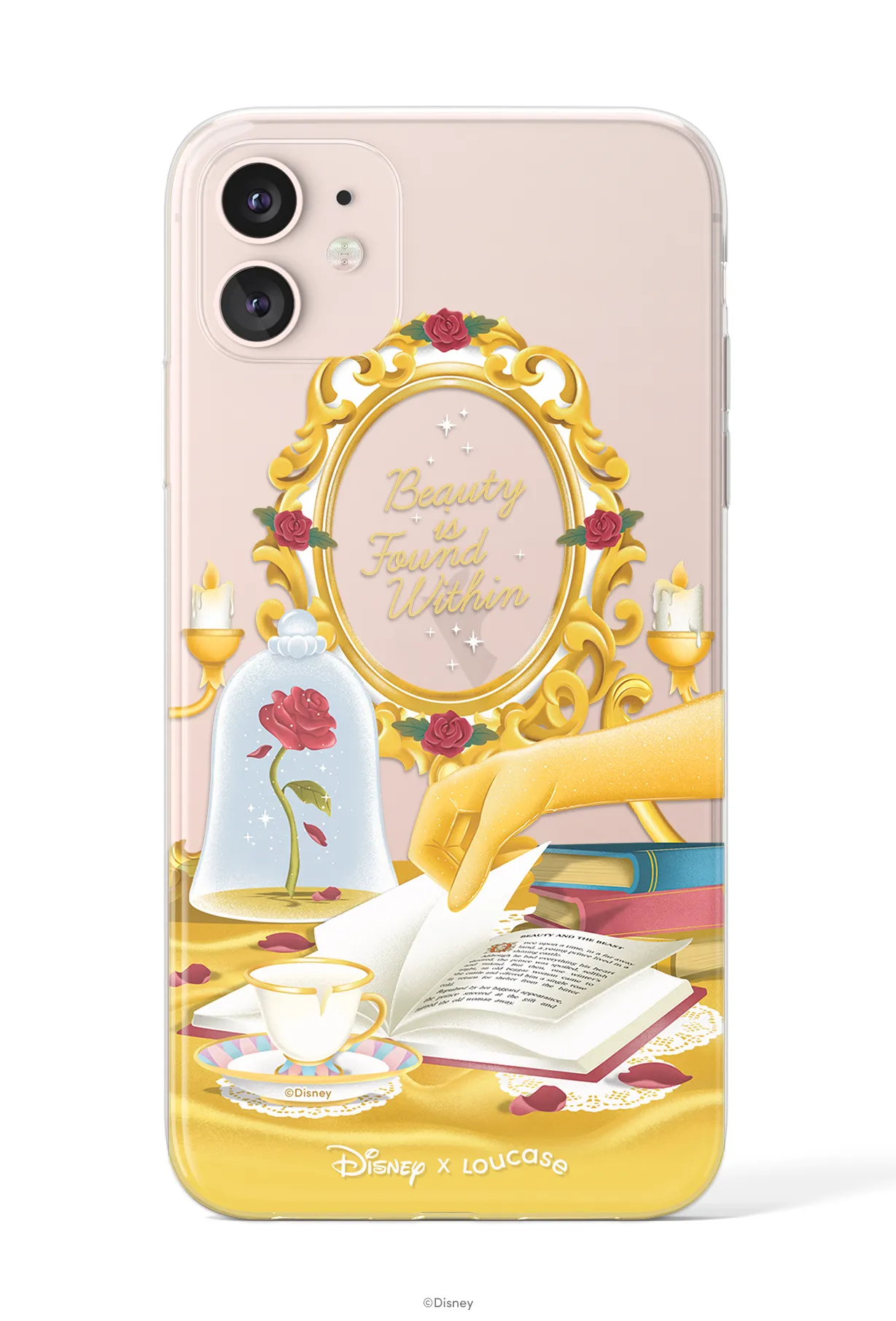 Belle's Vanity - KLEARLUX™ Disney x Loucase Beauty & The Beast Collection Phone Case | LOUCASE
