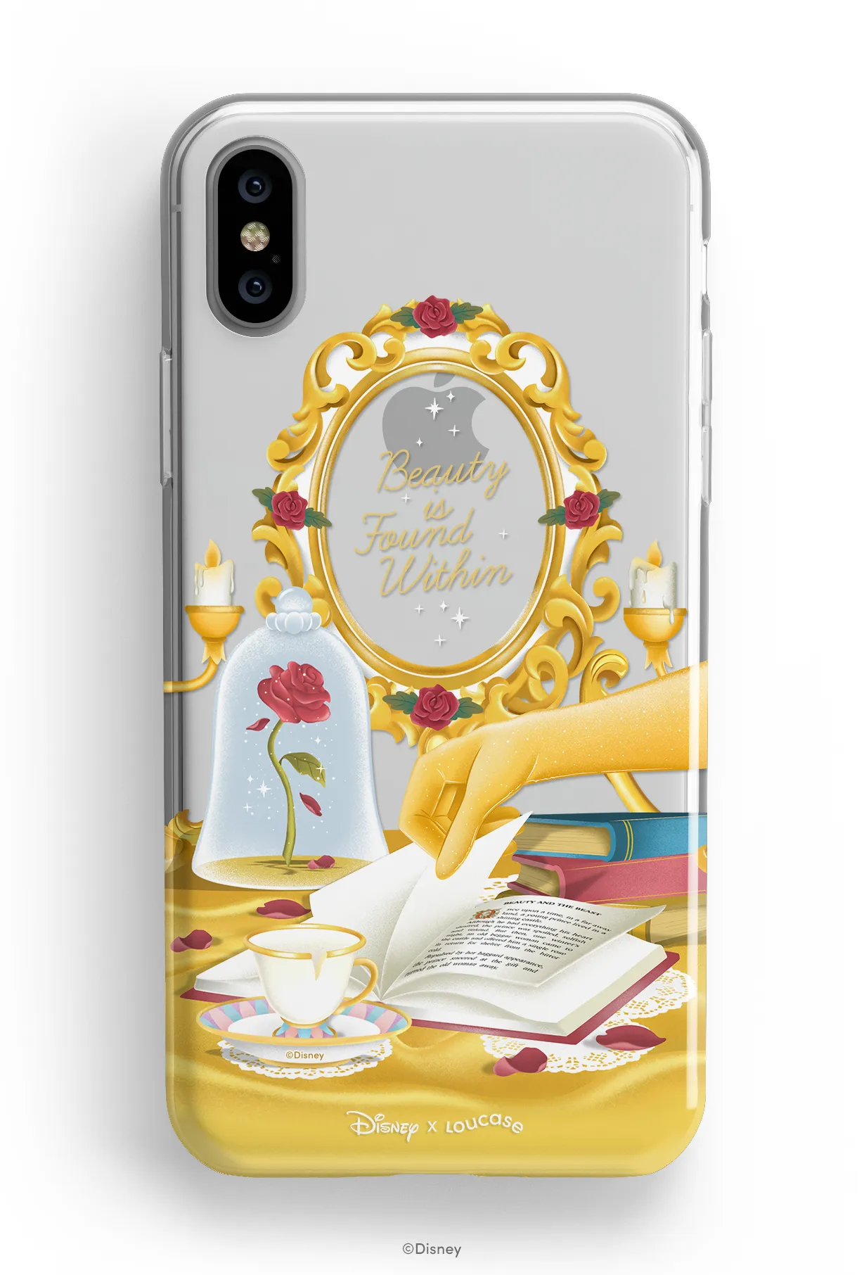 Belle's Vanity - KLEARLUX™ Disney x Loucase Beauty & The Beast Collection Phone Case | LOUCASE