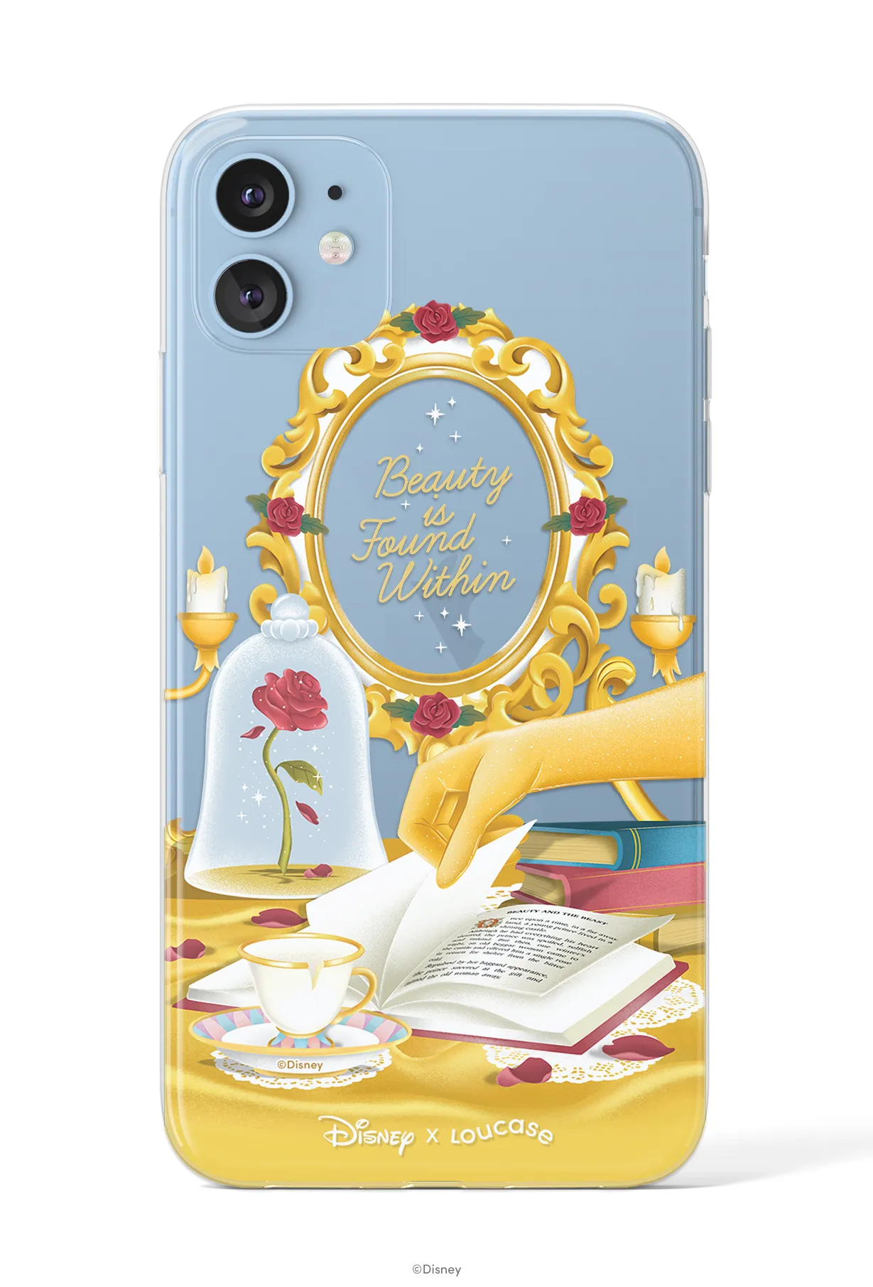 Belle's Vanity - KLEARLUX™ Disney x Loucase Beauty & The Beast Collection Phone Case | LOUCASE