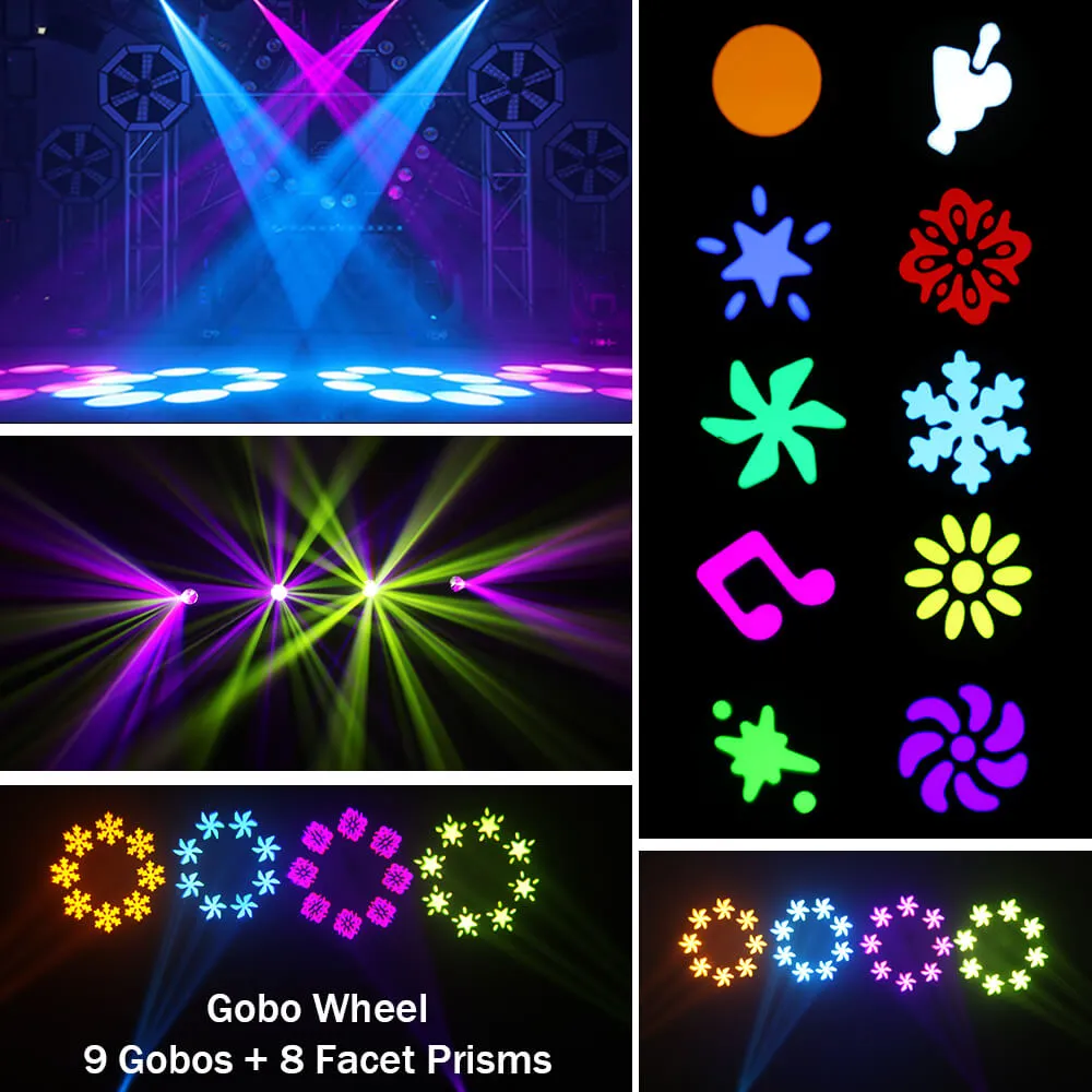 Betopper LED Moving Head 100w Beam Rotating Pattern For Night Club Wedding Theater
