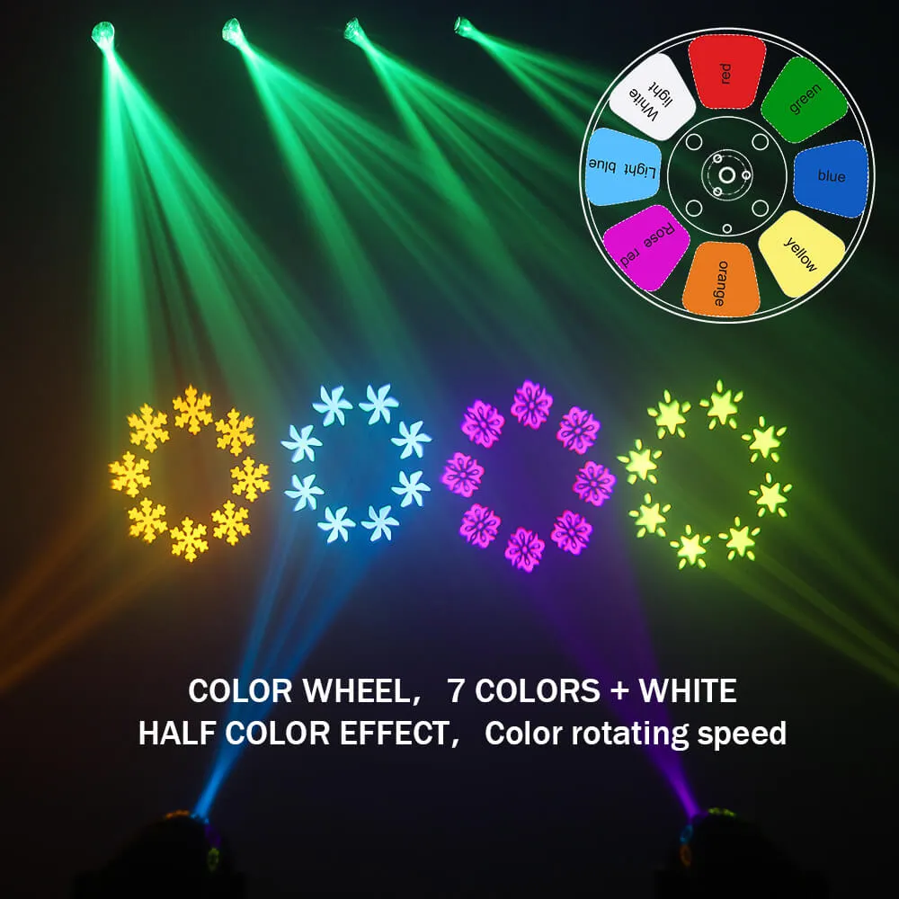 Betopper LED Moving Head 100w Beam Rotating Pattern For Night Club Wedding Theater