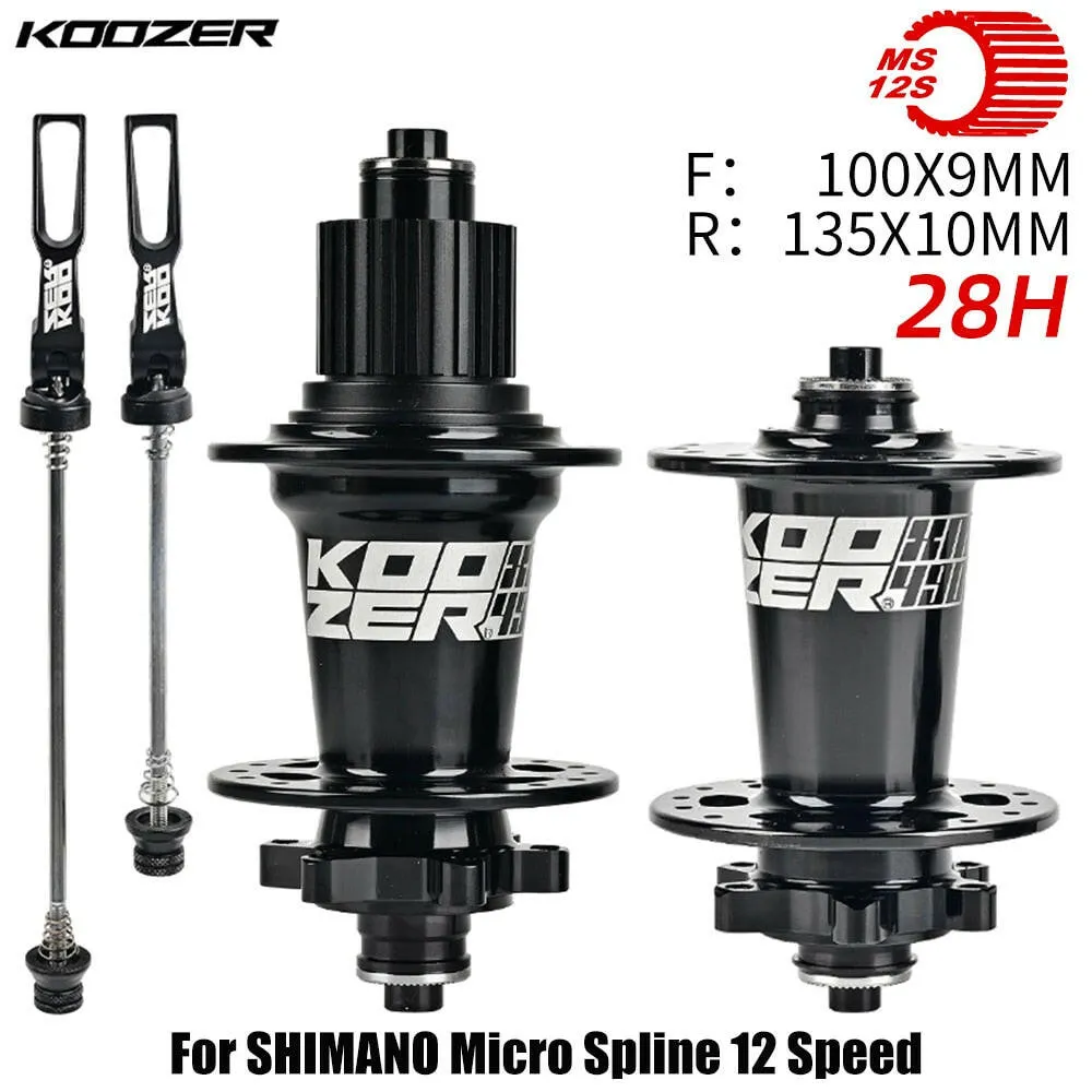 Bicycle Hubs KOOZER XM490 PRO 28/32/36 Holes Qr Thru TA Steel Shaft 4 Bearing 6 Pawl K7 HG XD MS 8 9 10 11 12 speed SX NX 12S