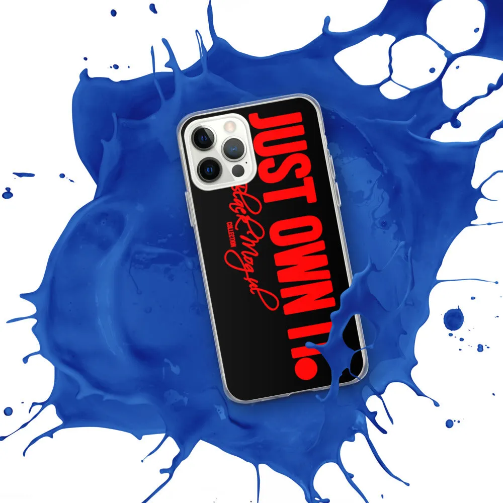 Black Mogul Just Own It iPhone Case