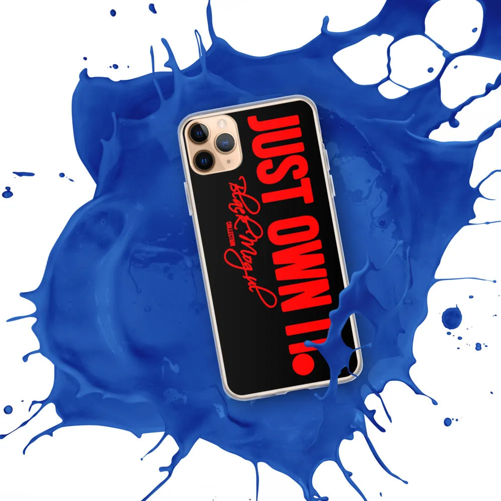 Black Mogul Just Own It iPhone Case
