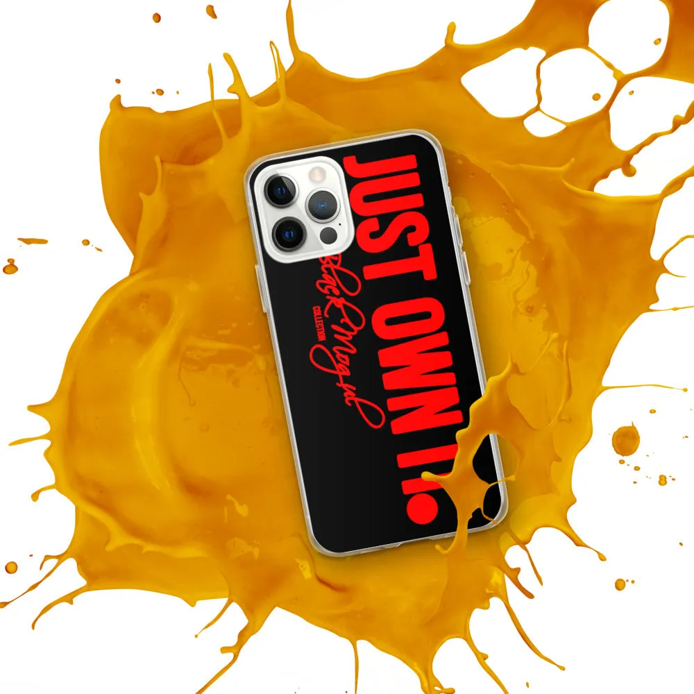 Black Mogul Just Own It iPhone Case