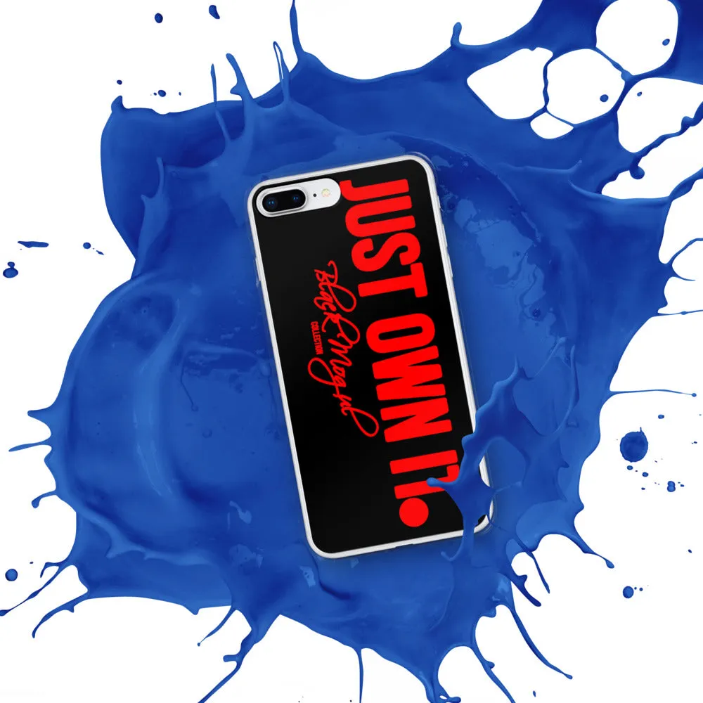 Black Mogul Just Own It iPhone Case