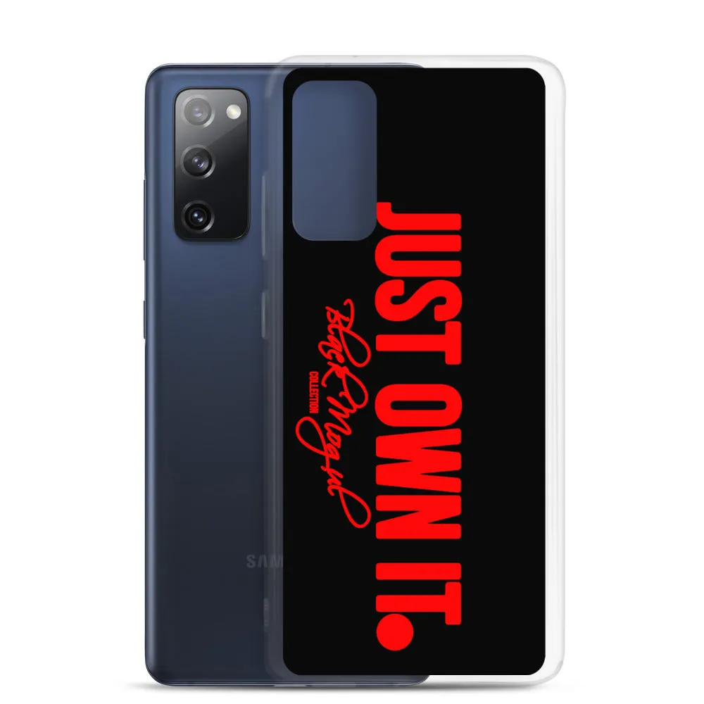 Black Mogul Just Own It Samsung Case