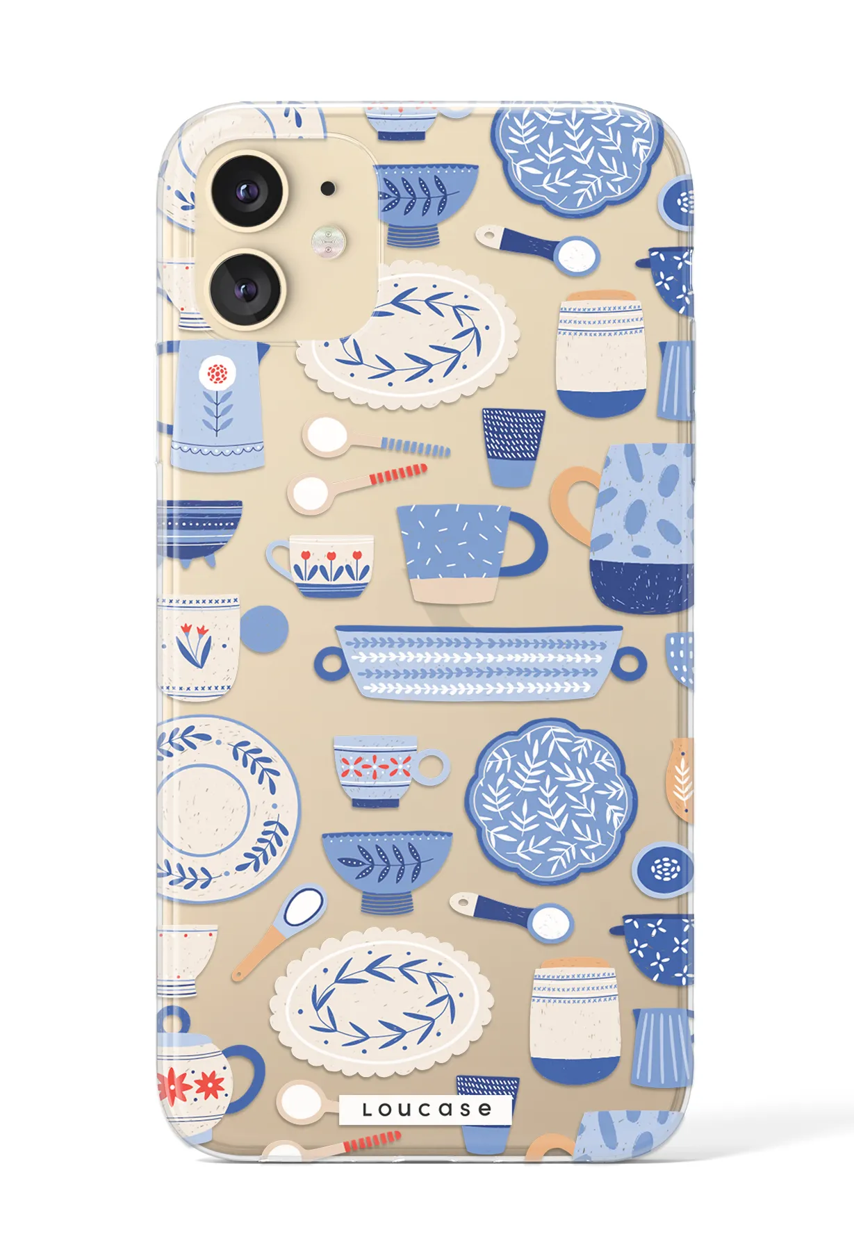 Bleu KLEARLUX™ Phone Case | LOUCASE