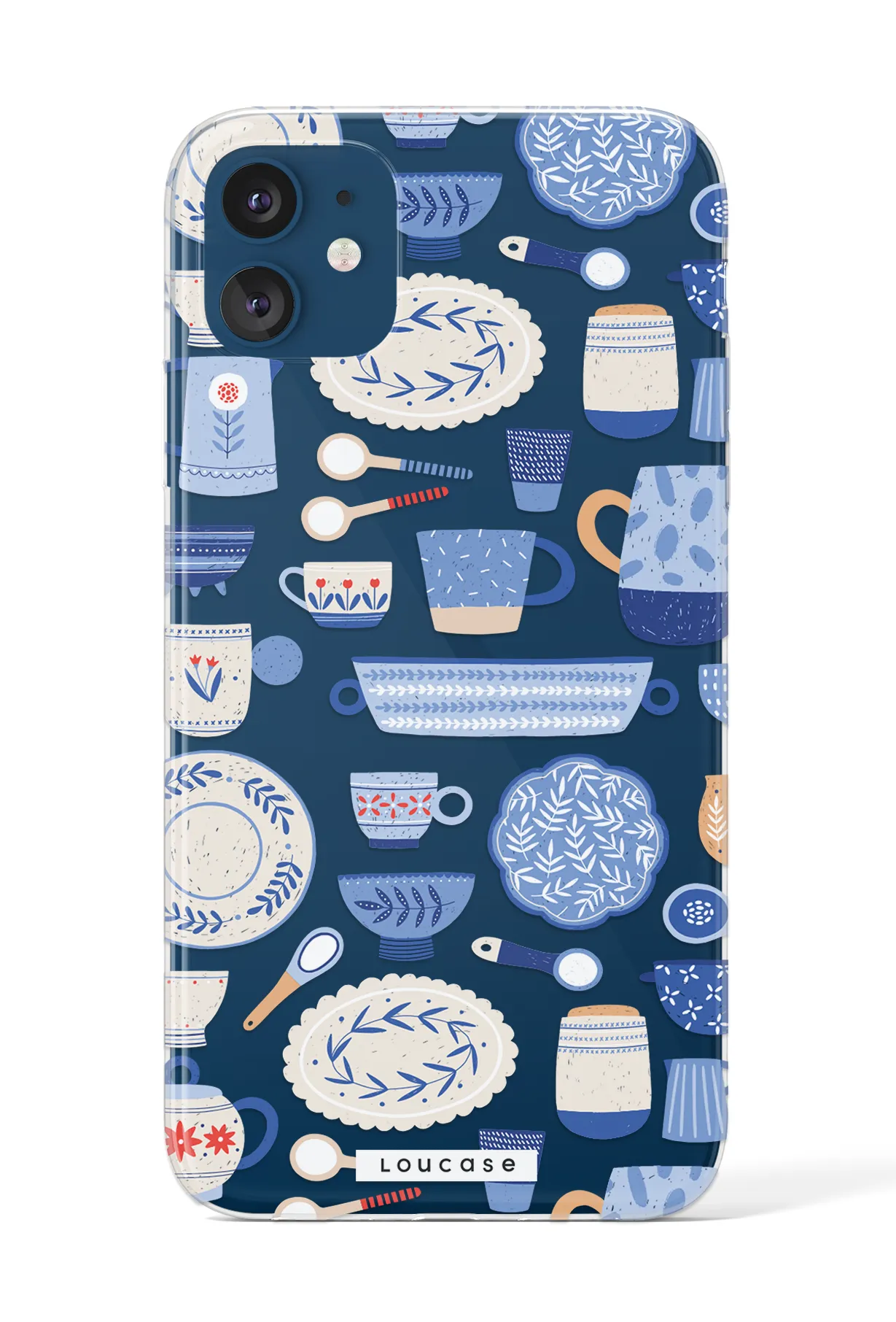 Bleu KLEARLUX™ Phone Case | LOUCASE