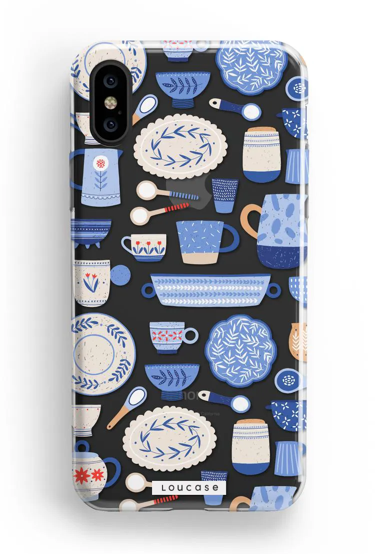 Bleu KLEARLUX™ Phone Case | LOUCASE