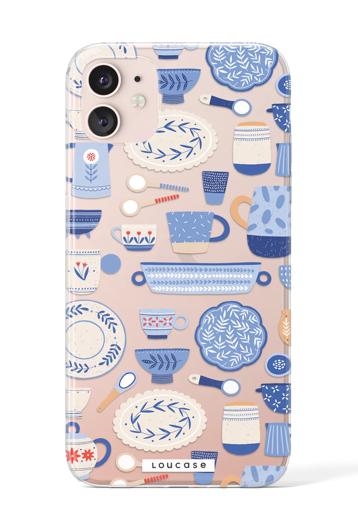 Bleu KLEARLUX™ Phone Case | LOUCASE