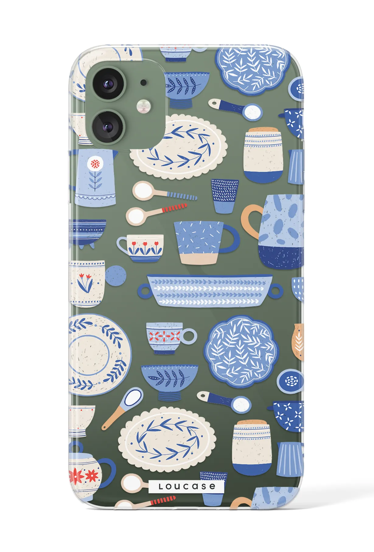 Bleu KLEARLUX™ Phone Case | LOUCASE
