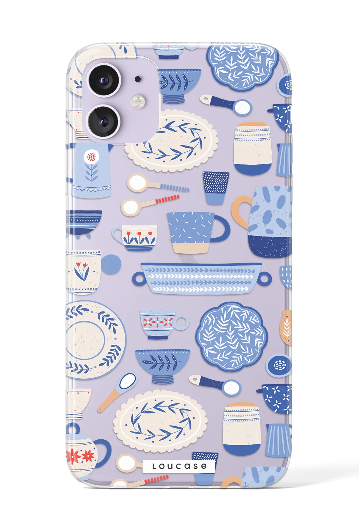 Bleu KLEARLUX™ Phone Case | LOUCASE