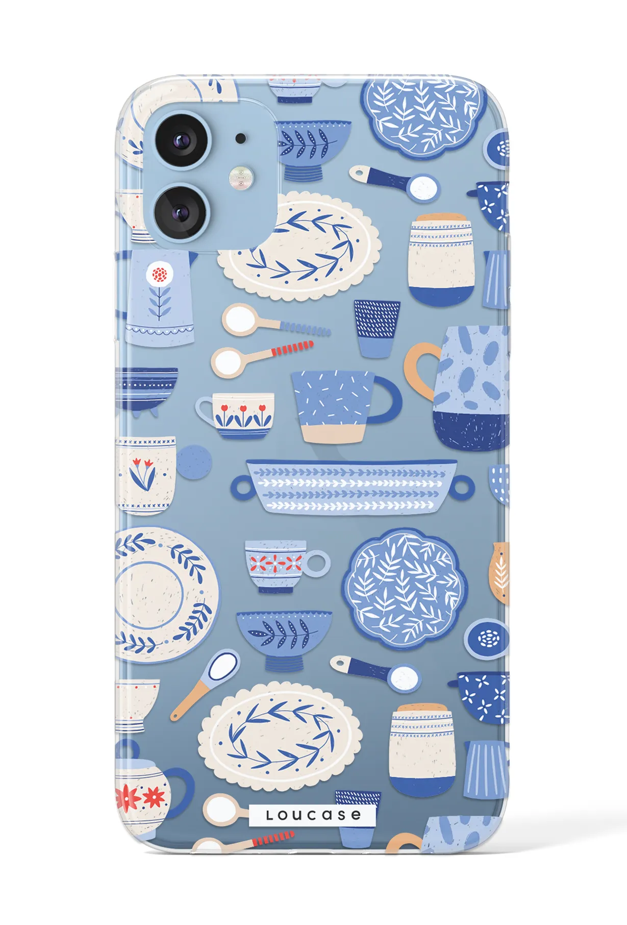 Bleu KLEARLUX™ Phone Case | LOUCASE