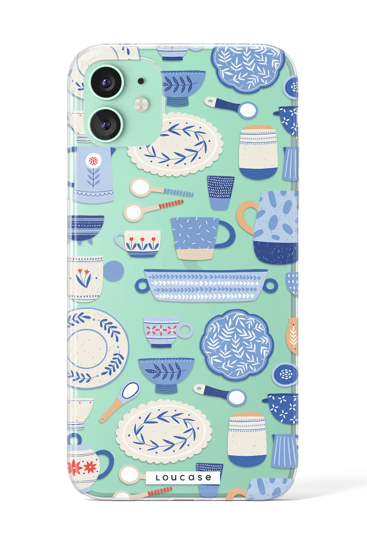 Bleu KLEARLUX™ Phone Case | LOUCASE