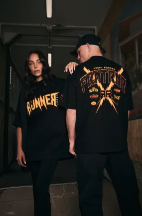 Bolt Tee - Black Fire