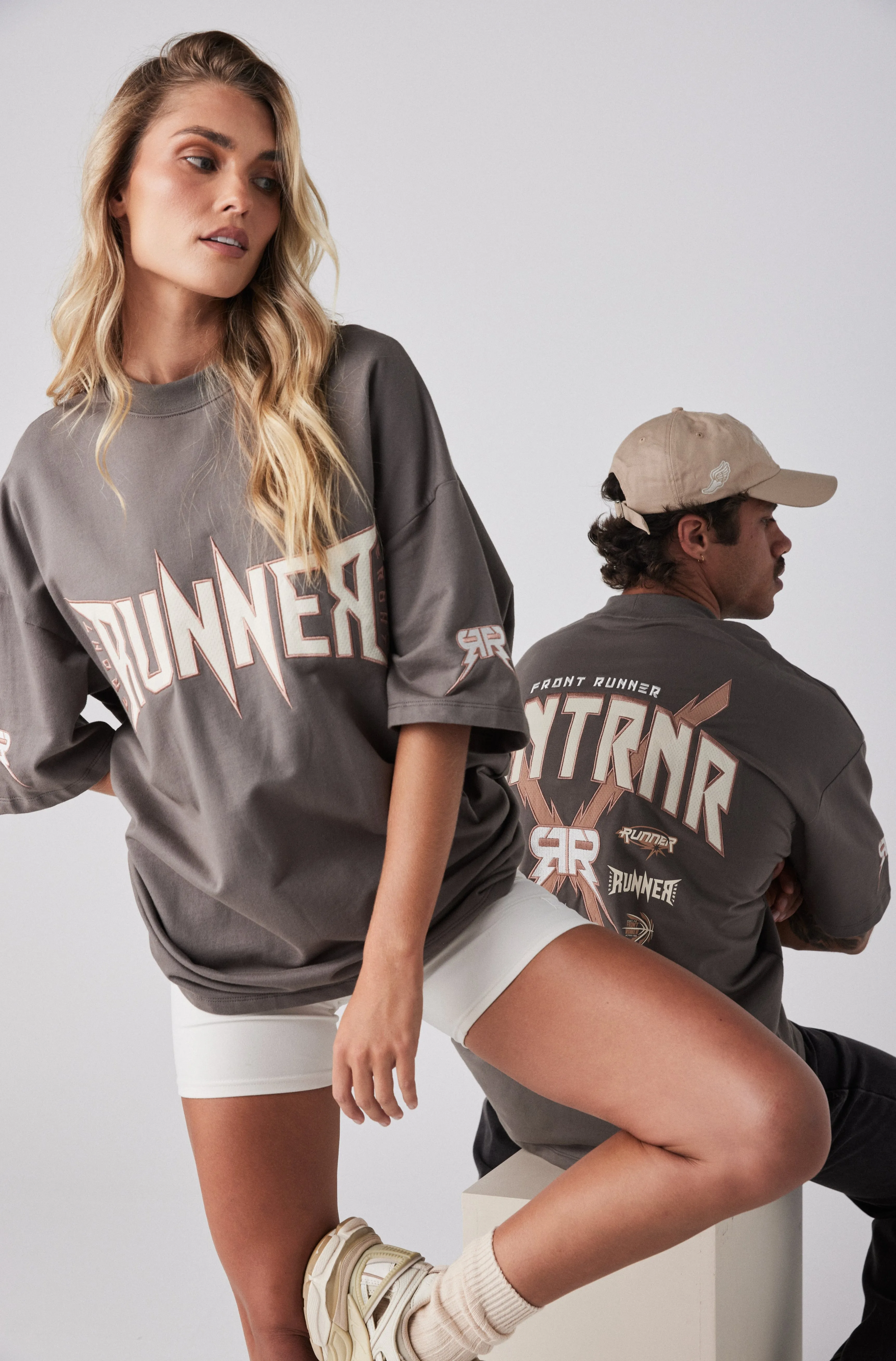 Bolt Tee - Titanium