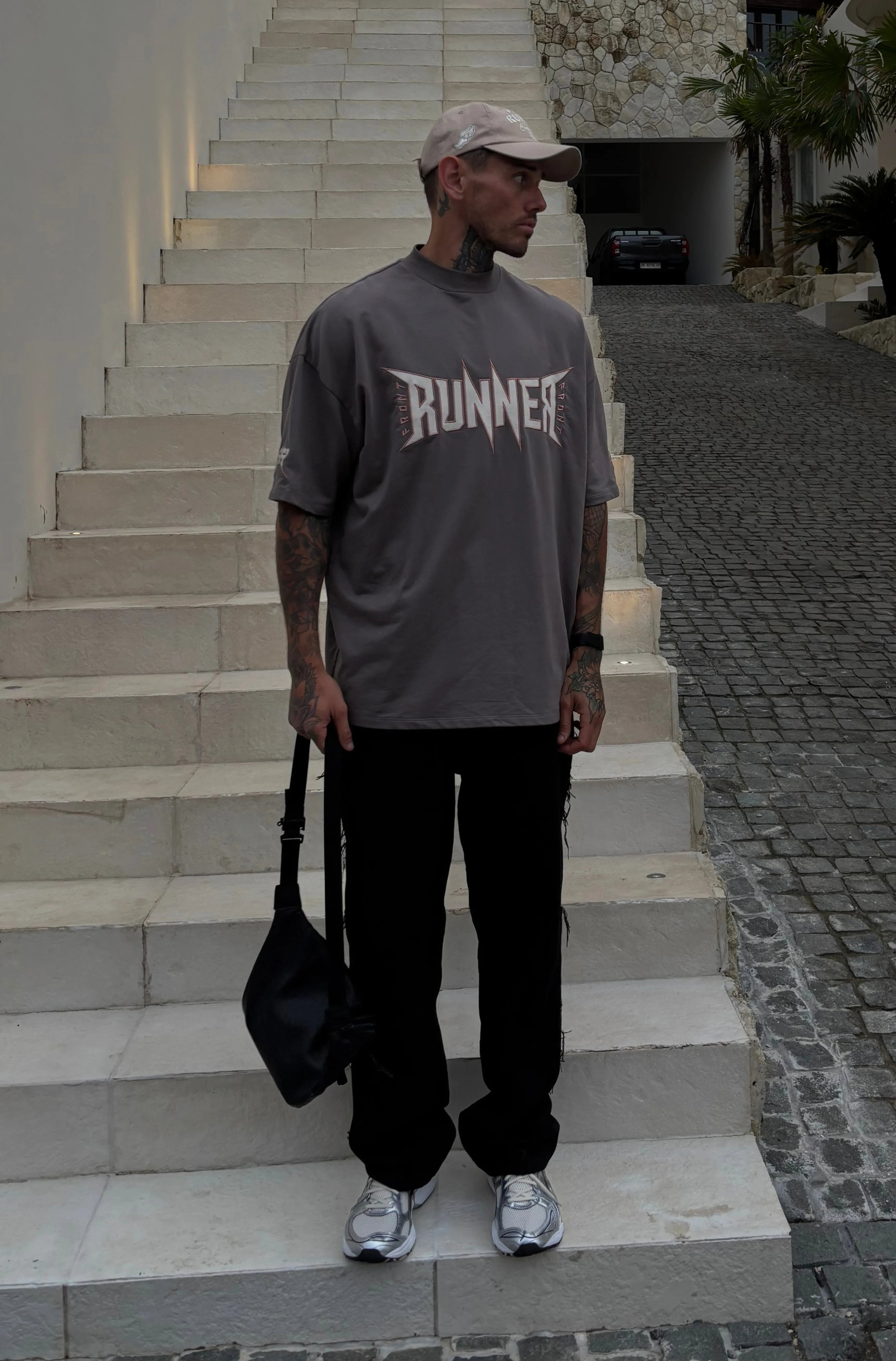 Bolt Tee - Titanium