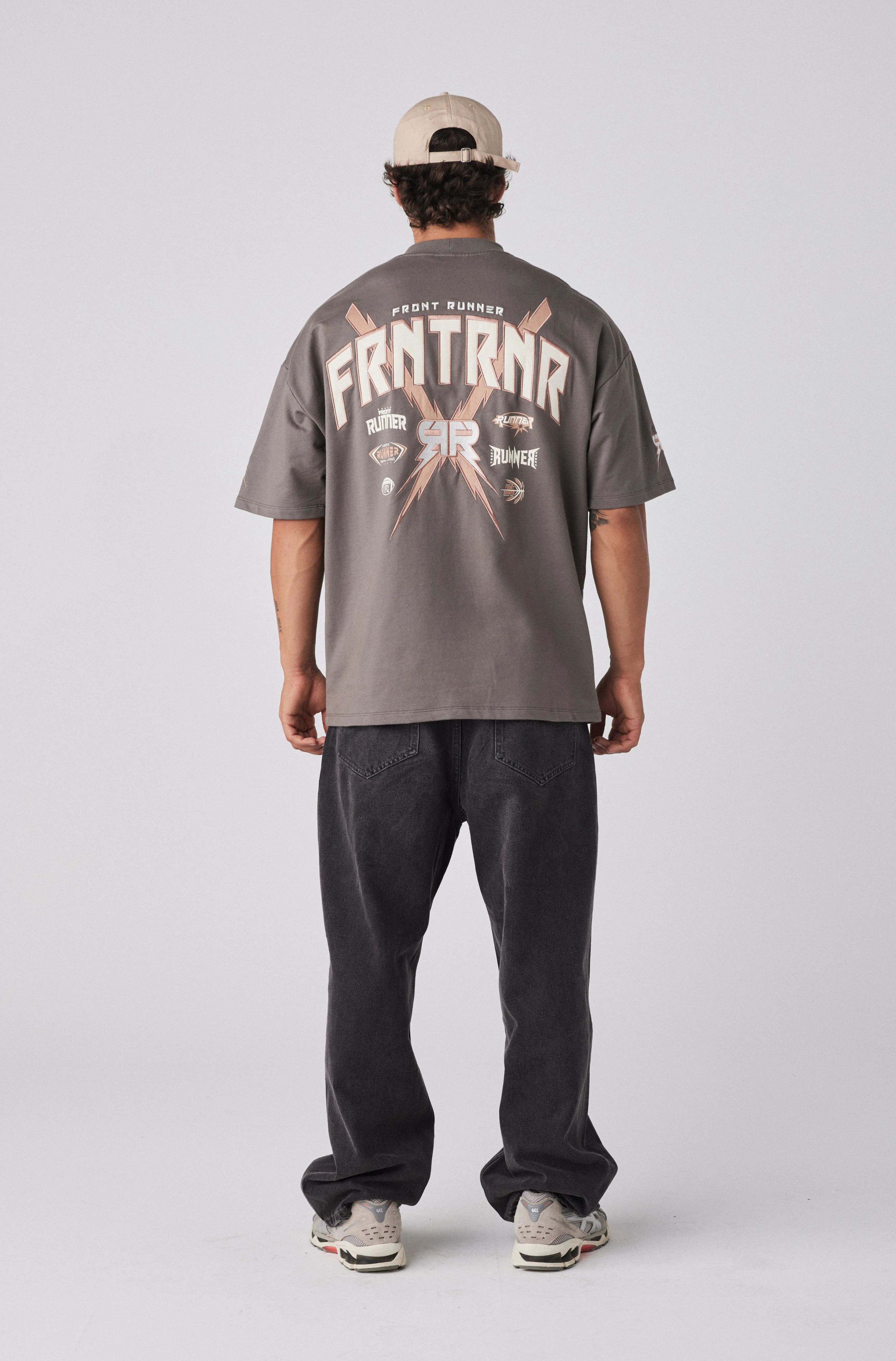 Bolt Tee - Titanium