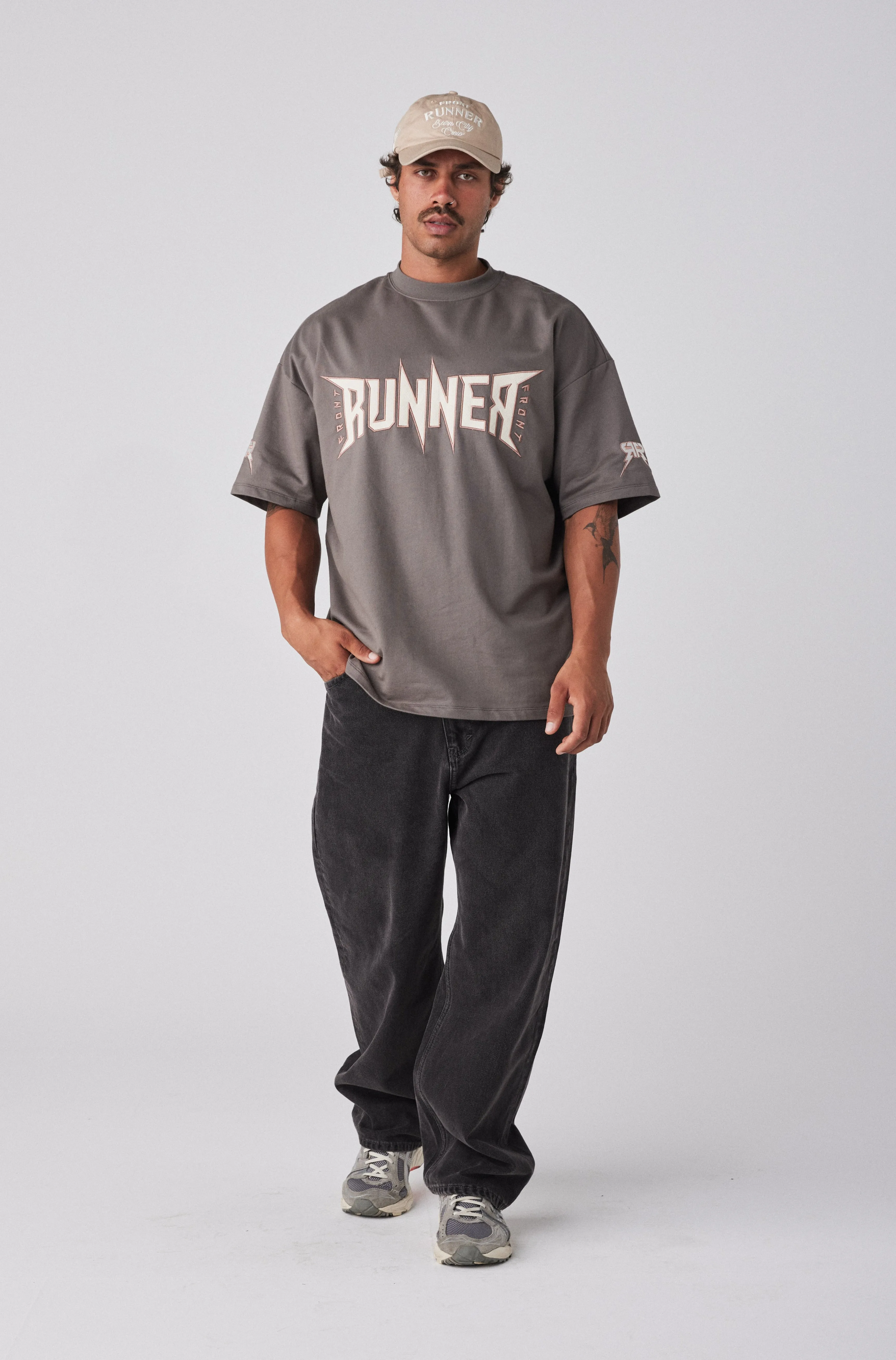 Bolt Tee - Titanium