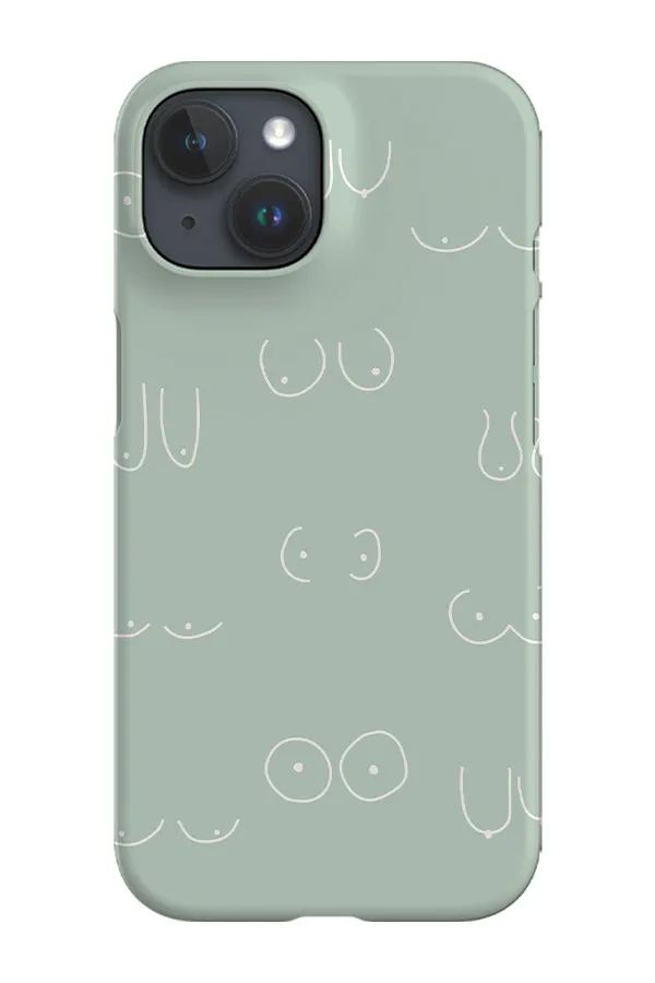 Boob Print Phone Case (Mint)
