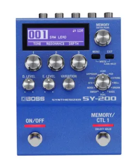 BOSS SY-200 Guitar Synthesizer Pedal