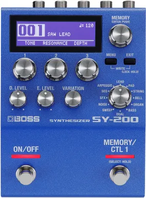 Boss SY-200 Guitar Synthesizer Pedal